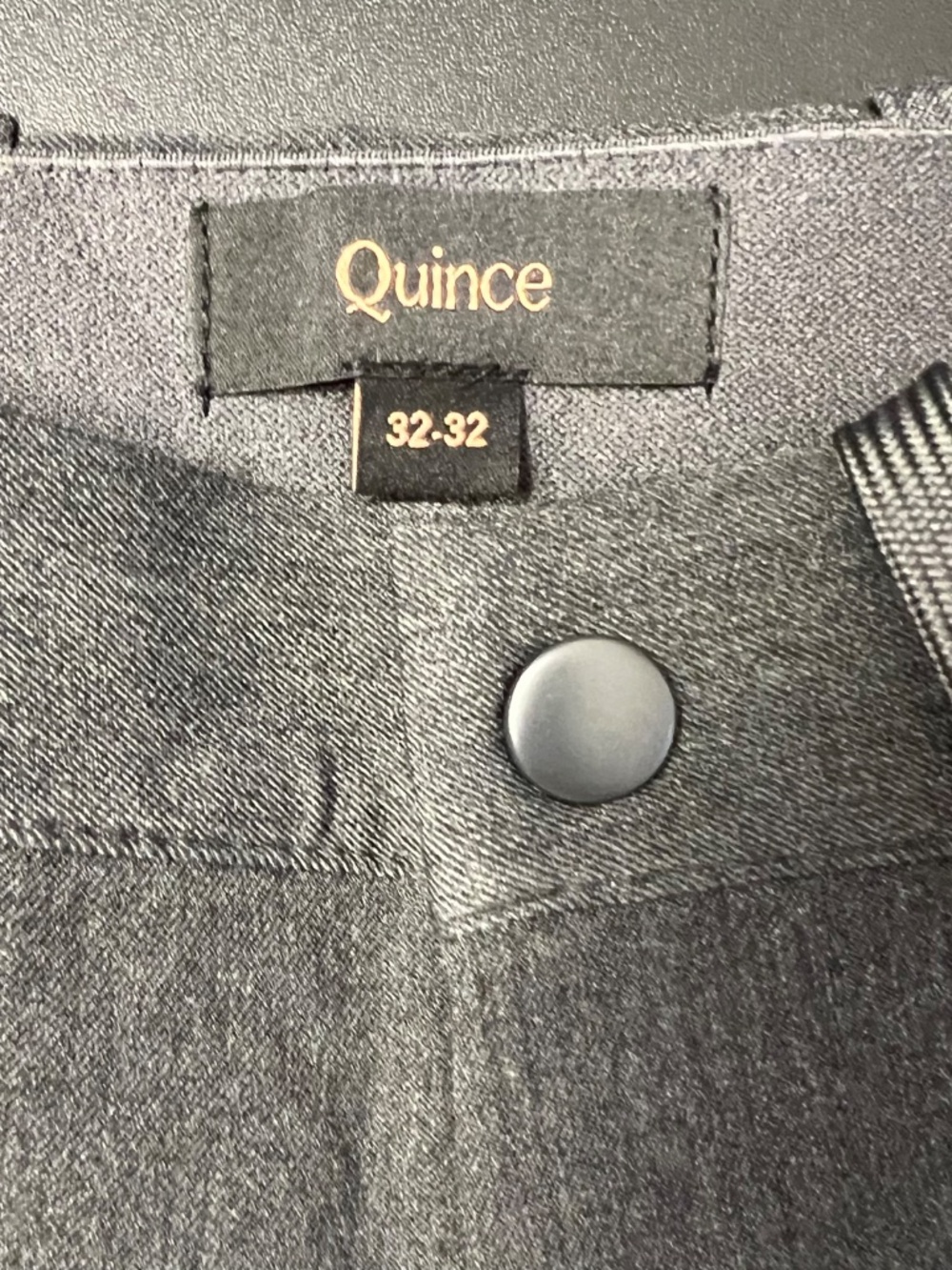 Quince 24/7 Smart Tech Chino Pants Men 32x32 Gray Ultra Stretch Drawstring - Picture 4 of 13